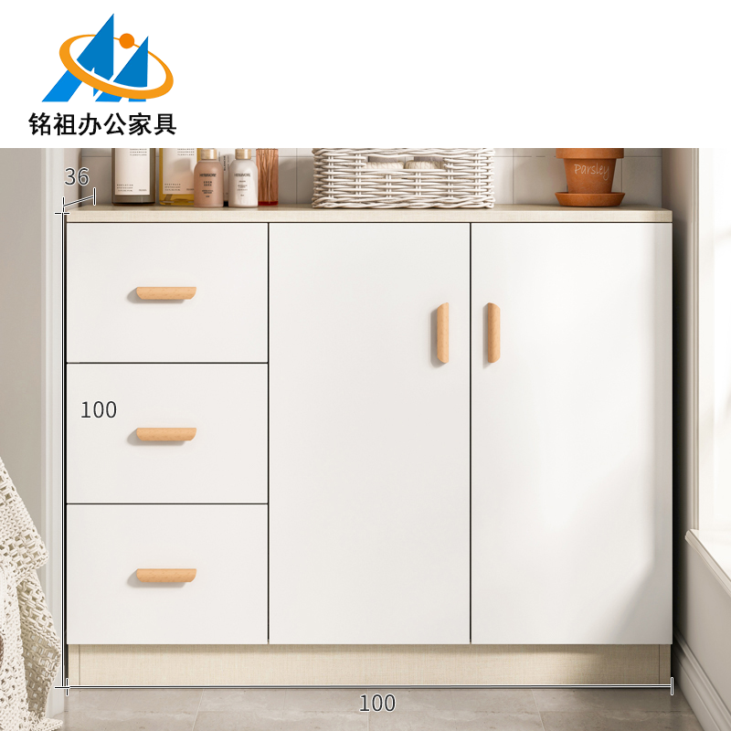 兩門三斗木質(zhì)文件柜